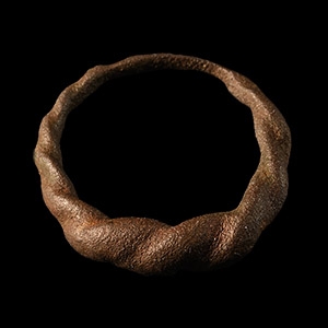 Viking Age Bronze Faux Twisted Ring
