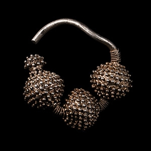 Viking Age Silver Earring