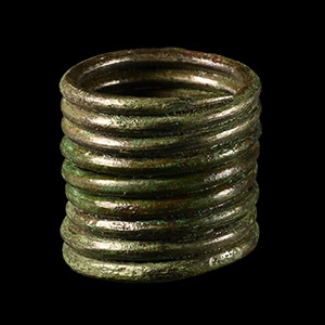 Viking Coiled Bronze Ring