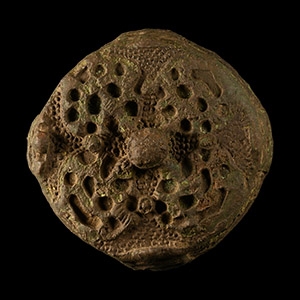 Scandinavian Viking Bronze Box Brooch