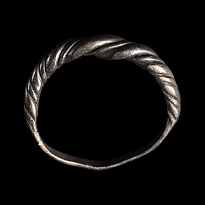 Viking Silver Faux Twisted Ring