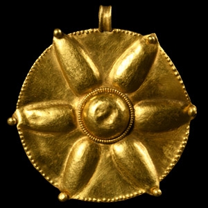 Gold Roman Style Pendant