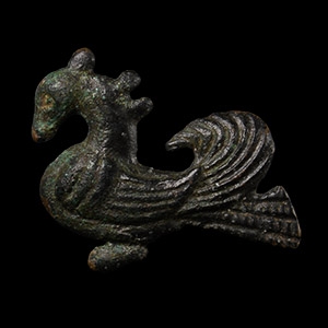 Viking Bronze Bird Brooch