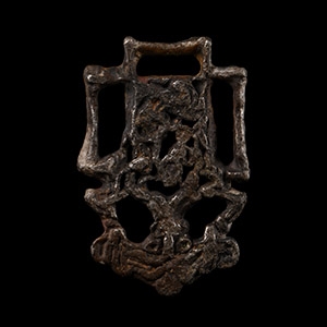 Viking Age Silver Openwork Strap End