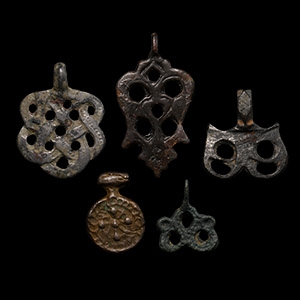 Viking Age Bronze Pendant Collection