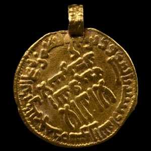 Gold Plunder Dinar Coin Pendant
