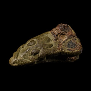 Viking Age Bronze Animal-Head Mount