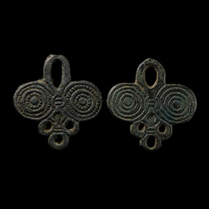 Viking Age Bronze Pendant Pair