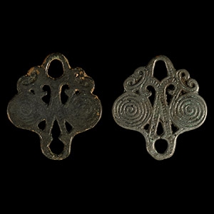 Viking Age Bronze Pendant Pair