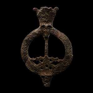 Viking Age Bronze Pseudo Ring Brooch