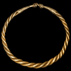 Viking Age Gold Twisted Bracelet
