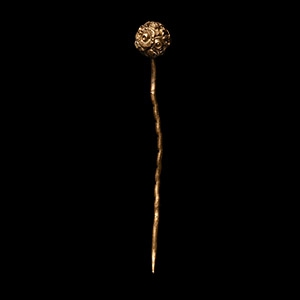 The West Lindsey Tudor Gold Dress Pin