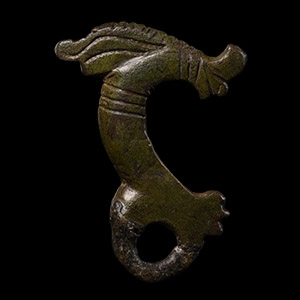 Viking Age Bronze Bridle Cheek-Piece