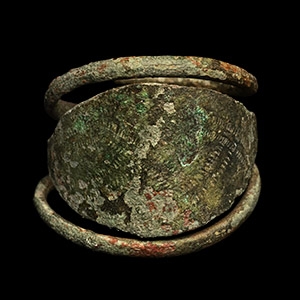 Viking Age Bronze Coiled Ring