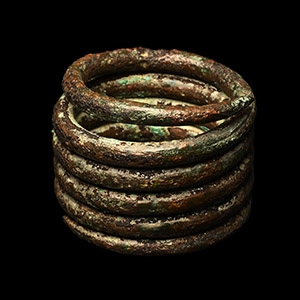 Viking Age Bronze Coiled Ring