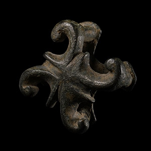 Viking Age Bronze Cross Mount