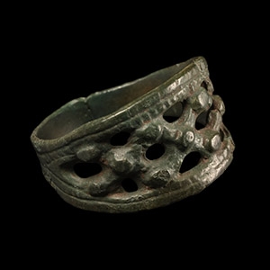 Viking Age Bronze Openwork Ring