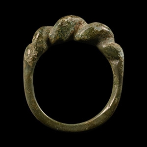 Viking Age Bronze Twisted Ring