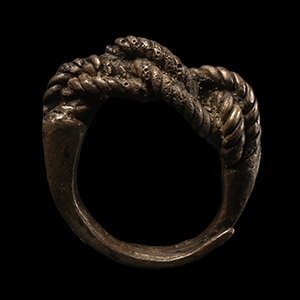 Viking Age Bronze Twisted Wire Ring