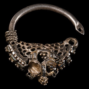 Viking Age Silver Earring