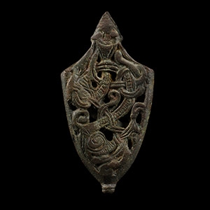 Viking Age Bronze Sword Scabbard Chape