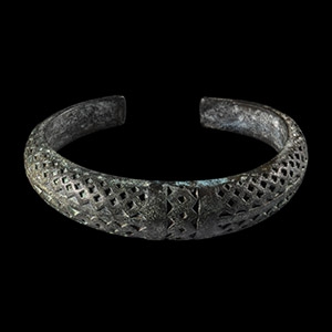 Viking Age Bronze Decorated Bracelet