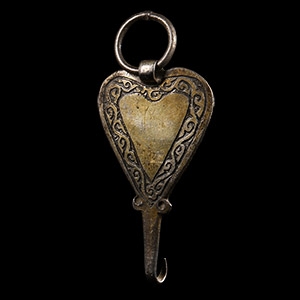 Saxon Style Silver Clothes Fastener