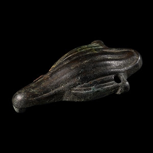 Viking Age Bronze Boars Head Brooch