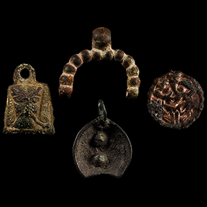Viking Age Bronze Pendant Collection