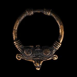 Viking Age Bronze Ring-Pin Brooch Ring