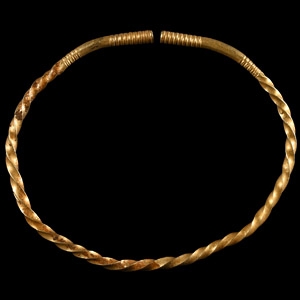 Viking Age Gold Twisted Bracelet