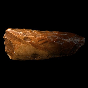 Stone Age Danish Neolithic Polished Knapped Flint Axehead