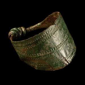 Viking Age Bronze Ring with Tremello Design