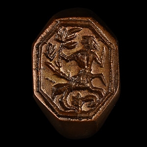 Tudor Period Bronze Ring with Centaur