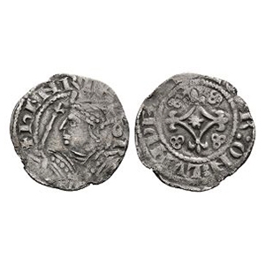 Norman Coins - Henry I - London / Algar - Star in Lozenge Fleury AR Penny