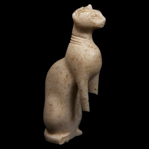 Marble Statuette of Bastet