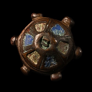 Romano-British Enamelled Bronze Brooch