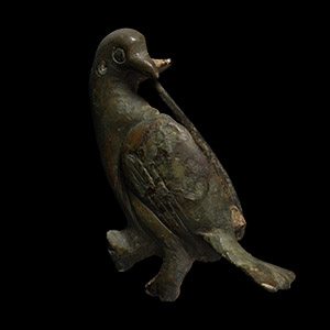 Roman Bronze Bird Brooch