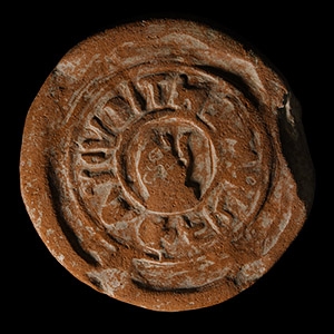 Byzantine Redware Bread Seal