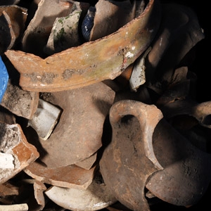 Medieval and Later Dutch Pottery Pit Dug Fragment Group