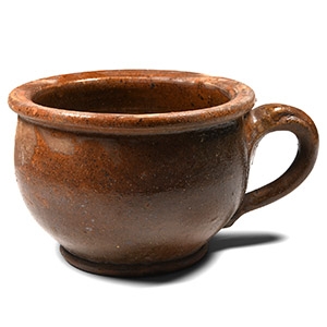 Post Medieval Glazed Ceramic Chamber Pot