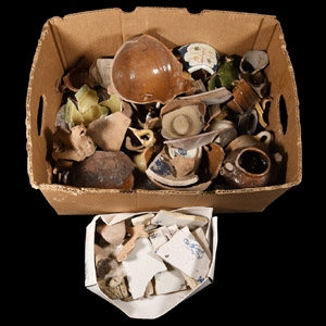Medieval and Later Pottery Fragment Group