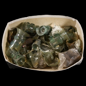 Post Medieval Glass Fragment Group