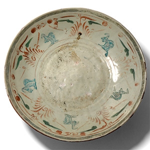 Chinese Glazed Ceramic Provincial Charger