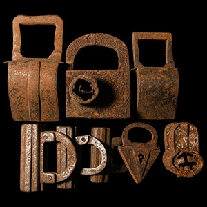 Tudor Period and Later Iron Padlock Collection