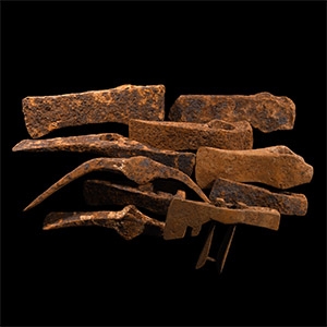 Viking Age and Later Iron Axehead Group