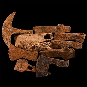 Viking Age and Later Iron Axehead Group