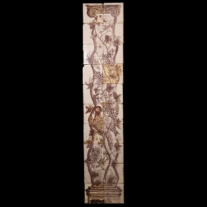 Post Medieval Dutch Glazed Ceramic Picture Tile Set
