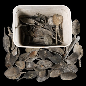 Post Medieval Pewter Spoon Group