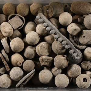 Post Medieval Lead Musket Ball Group